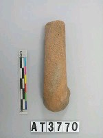 藏品(紅色夾砂陶把)的圖片